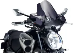 561-1417d Puig 4952f Naked New Generation Windshield Dark Smoke
