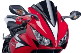 5994n Puig 3mm Z Racing Windscreen Black #5994n Fits Honda Cbr 1000