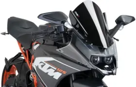 561-1710bk Puig 7004n Racing Windscreen Black