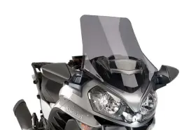7628f Puig Hi-tech Parts Touring Windscreen - Dark Smoke