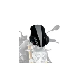 Puig 8168n Sport Windscreen - Black For No Oem Mounts