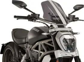 8922h Puig Windshield New Gen. Touring Ducati X-diavel/s 16- C/light Smoke