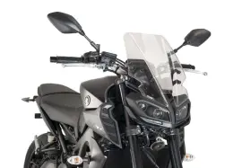 9377w Puig Windscreen Naked New Gen Touring Clear Yam