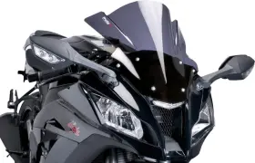 9407f Puig Hi-tech Parts Racing Windscreen - Dark Smoke