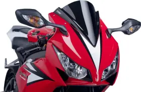 9407n Puig Hi-tech Parts Racing Windscreen - Black