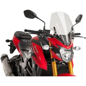 9436w Puig Hi-tech Parts Naked New Generation Touring Windscreen - Clear