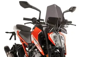 9514f Puig Hi-tech Parts New Generation Sport Windshield - Dark Smoke