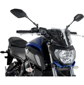 9666h Puig Hi-tech Parts New Generation Sport Windscreen - Smoke