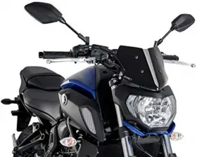18ft-20 Puig 9666n Windshield Ng Sport Yamaha Mt-07 C/black Black