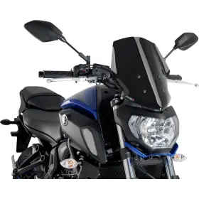 9667n Puig Naked New Generation Touring Windscreen - Black