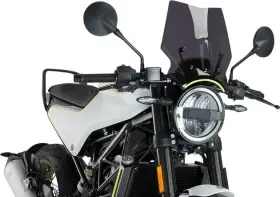 9702f Puig Naked New Generation Sport Windscreen Dark Smoke #9702f Husqvarna