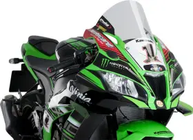 9849w Puig R Racer Windscreen Clear #9849w For Kawasaki Ninja Zx-10r