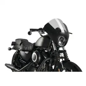 Cup0015h Puig Dark Night Semi-fairing For V-twin - Smoke