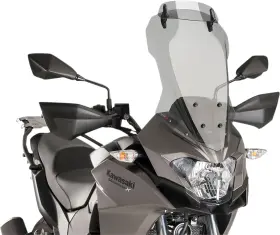 9713h Puig Hi-tech Parts Touring Windscreen With Visor - Smoke