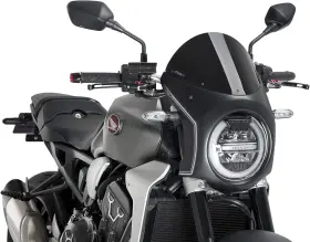 M3133n Puig 3133n Semifairing C/black Honda Cb1000r 18-23 / Cb650r 19-20ft Neo Sports