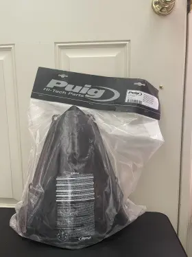 M7631f Puig Racing Screen Windshield Dark Smoke Kawasaki Ninja H2 2015 - 2024