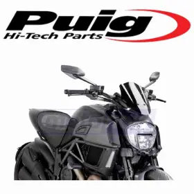 Puig Mn/1ekg Naked New Generation Sport Windscreen For 2014-2018 Ducati Diavel - Fz