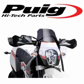 Puig Mn/682a Naked New Generation Sport Windscreen For 2009-2011 Ktm 990 Supermoto R Zm