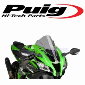6rkr Puig Mn/6rkr Racing Windscreen For 2018 Kawasaki Zx1000 Ninja Zx-10r Se - Windshield Ik
