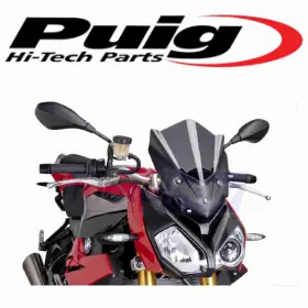 A1h8 Puig Mn/a1h8 Naked New Generation Sport Windscreen For 2014-2019 Bmw S1000r - Gj