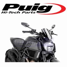 D614 Puig Mn/d614 Naked New Generation Sport Windscreen For 2015 Ducati Diavel Titanium - Df