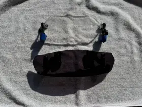P265025 Puig Clip-on Windscreen Visor Large Dark Smoke Free Clear