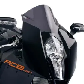 Pui-3102-432411 Puig Windscreen Z-racing Series Dark Smoke Ktm 1190 Rc8 2008-2012