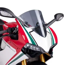 Pui-3102-432485 Puig Windscreen R-racing Series Smoke Ducati 899 Panigale 2014-2015