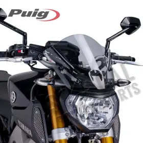 Pui-3102-432590 Puig Windscreen Naked New Gen Sport Series Smoke Yamaha Fz-09 2014-2016