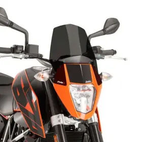 Pui-3102-432702 Puig Windscreen Naked New Gen Sport Series Dark Smoke Ktm 690 Duke 2012-2017