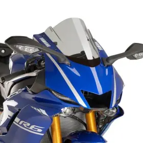 Pui-3102-432973 Puig Windscreen Z-racing Series Smoke Yamaha Yzf-r6 2017-2018 - 30mm