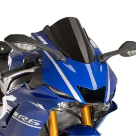Pui-3102-432974 Puig Windscreen Z-racing Series Black Yamaha Yzf-r6 2017-2018 - 30mm