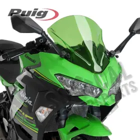 Pui-3102-433153 Puig Windscreen Z-racing Series Green Kawasaki Ex400 Ninja 400 2018 30mm