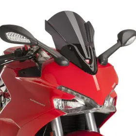 Pui-3102-433209 Puig Windscreen Touring Series Dark Smoke Ducati Supersport 2017-2018 75mm