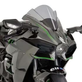 Pui-3102-433287 Puig Windscreen Z-racing Series Smoke Kawasaki Zx1000 Ninja H2 2015-2017 30mm