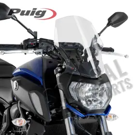 Pui-3102-433361 Puig Naked New Gen Touring Series Clear Yamaha Mt-07 2018-2019 230mm