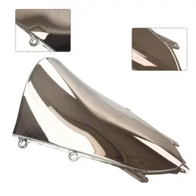 Raimukurijinusa 550739335510 Motorcycle Windshield Windscreen Wind Screen For Honda Cbr250rr 2023-2024 Silver