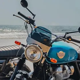 1990414 Royal Enfield Inch Tinted Tall Flyscreen Continental Gt And Interceptor 650