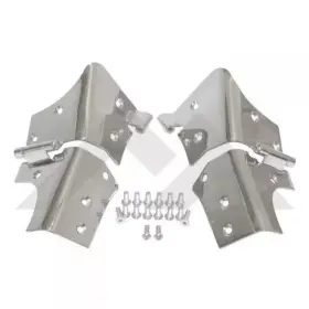 Rt34066 Rt Offroad Brand New Off-road Windshield Hinge Set - Stainless Steel