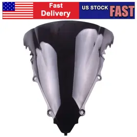 Runa 550722796977 Motorcycle Windshield Windscreen For Yamaha Yzf R6 2003-2005 R6s 2006-2009