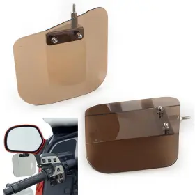 Runx 550722208135 Motorcycle Air Wing Windshield Deflector Mirror Mount For Honda Gl1800 2001-17