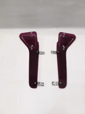 52-667u Show Chrome Honda Gl1800 Upper Wind Deflectors From Magenta 2001 To 2017