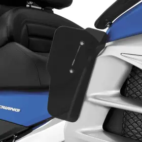52-865l Show Chrome Lower Wind Deflector - Smoke