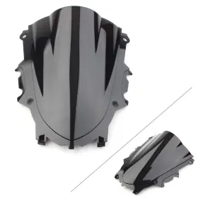 Sixabcus 550724743429 For Yamaha Yzf-r3 R3 2019-2023 Windshield Windscreen Wind Deflector Black Usa
