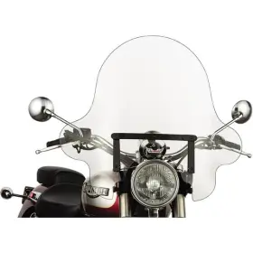 56-6632bk Slipstreamer Ss-32 Falcon 20 Inch Windshield For Wide Glide Forks