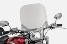 B15-c Slipstreamer - Bullet Windshield 15 Inch Clear Harley Softail Dyna Xl