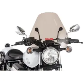 S-06-a-c-m Slipstreamer Spitfire Tint And Black 15 Inch Motorcycle Windshield For 7/8 - 1 Handlebars