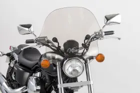 Ss-10-t Slipstreamer Viper Tint Smoke 7/8 And 1 Inch Black Hdwr Motorcycle Windshield