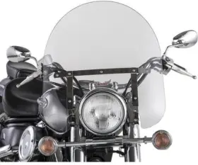 Ss-30-17ctq Slipstreamer 17 Inch Classic Windshield With Chrome Hardware - H X 23 W Clear