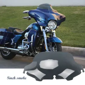 Spmoto Ws-159-hd9613 #hdspswensan 8 Inch Smoke Windscreen For Harley Davidson Touring Street Electra Glide 1996 - 2013
